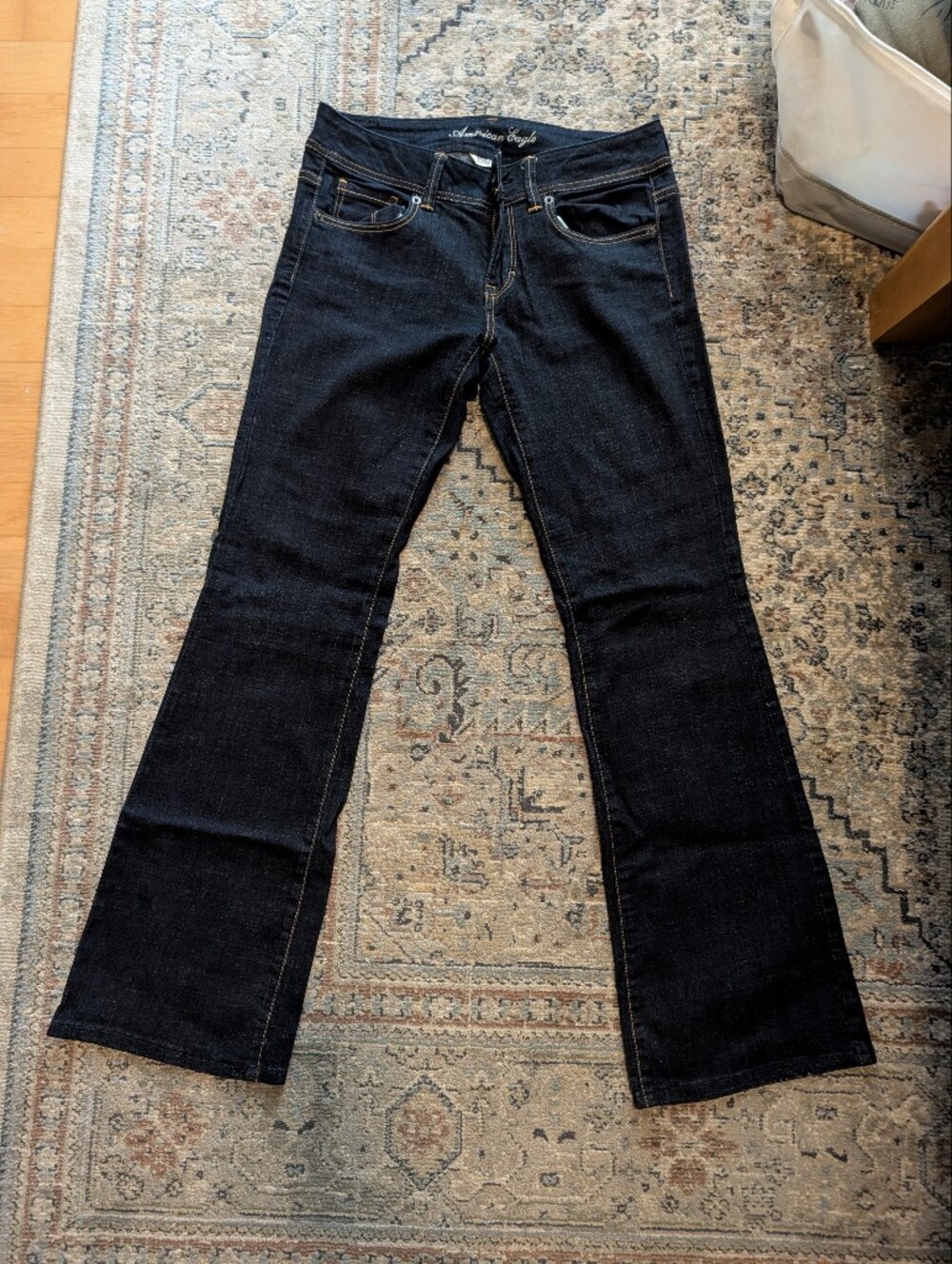 American Eagle Outfitters Women's Dark Indigo Boot Cut Jeans